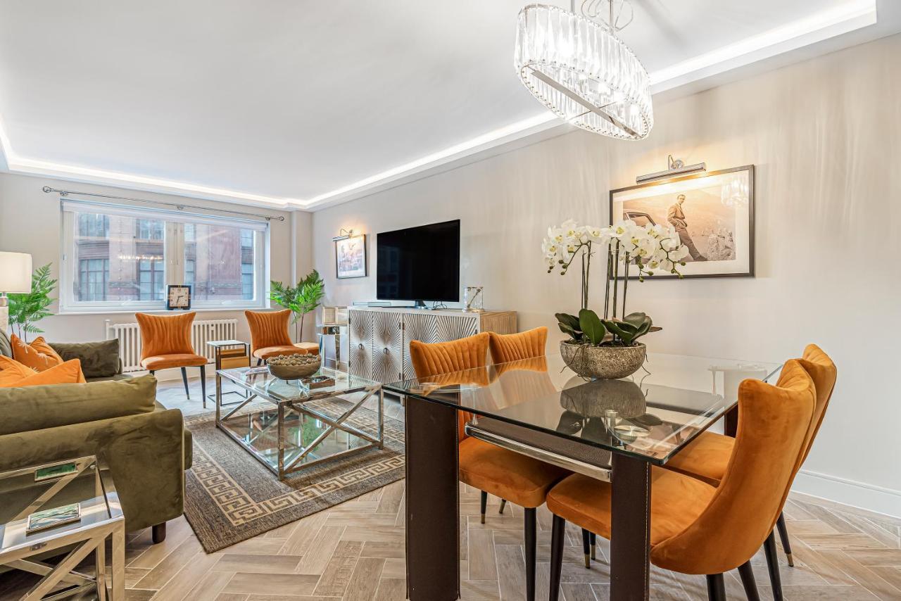 Luxury Living In Knightsbridge Private Balcony View Of Harrods, 2Br2Ba With Ac London Exteriör bild